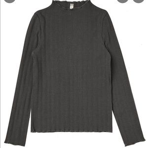 Rylee and Cru black mock neck long sleeve